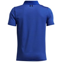 Under Armour Junior Performance Stripe Golf Polo, Blue