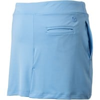 Puma Junior Knit Golf Skort, Light Blue