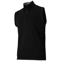 adidas Men's Elevated 1/4 Zip Golf Vest, Black