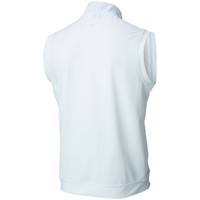 adidas Men's Elevated 1/4 Zip Golf Vest, White