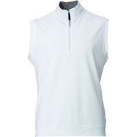 adidas Men's Elevated 1/4 Zip Golf Vest, White