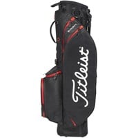 Titleist Players 4 StaDry Golf Stand Bag, Black/Red