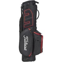 Titleist Players 4 StaDry Golf Stand Bag, Black/Red