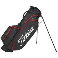 Titleist Players 4 StaDry Golf Stand Bag, Black/Red