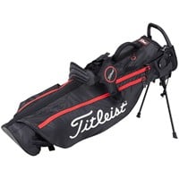 Titleist Premium Carry Golf Bag, Black/Red