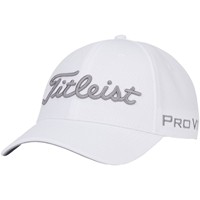 Titleist Tour Elite Golf Hat, White/Grey