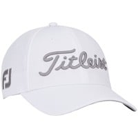 Titleist Tour Elite Golf Hat, White/Grey