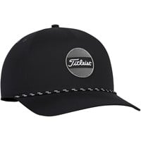 Titleist Boardwalk Rope Golf Hat, Black/White