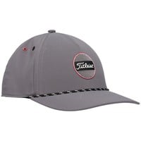 Titleist Boardwalk Rope Golf Hat, Grey/Red