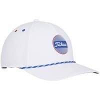 Titleist Boardwalk Rope Golf Hat, White/Blue