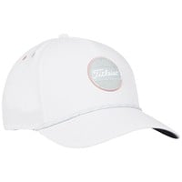 Titleist Boardwalk Rope Golf Hat, White/Pink