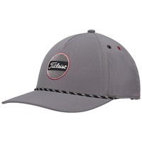 Titleist Boardwalk Rope Golf Hat, Grey/Red