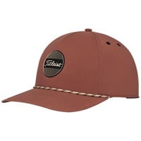 Titleist Boardwalk Rope Golf Hat, Silver/Brown