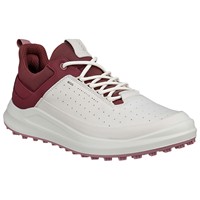ECCO Women's Core Golf Shoes, White/Maroon