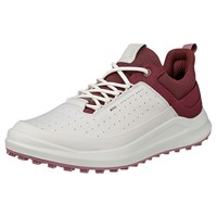 ECCO Women's Core Golf Shoes, White/Maroon