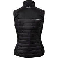The Weather Co Women's Quilted Golf Vest, Black/Silver
