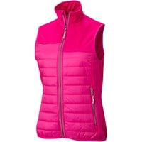 The Weather Co Women's Quilted Golf Vest, Pink/Black