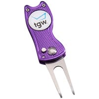 TGW Players Golf Divot Tool w/Ball Marker, Purple