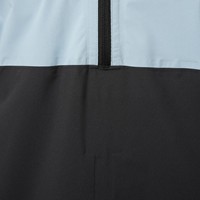 Sun Mountain Men's Waterproof Monsoon Short Sleeve Golf Rain Pullover, White/Grey