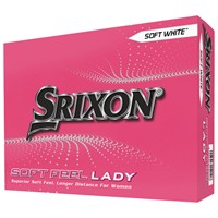 Srixon Soft Feel Lady 8 Golf Balls, White