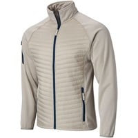 The Weather Co Men's Quilted Golf Jacket, Tan/Navy