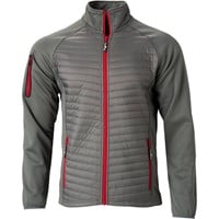 The Weather Co Men's Quilted Golf Jacket, Grey/Red