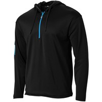 The Weather Co Men's Activewear Golf Hoodie, Black/Blue