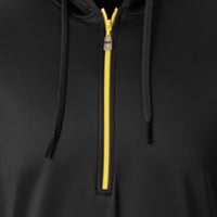 The Weather Co Men's Activewear Golf Hoodie, Charcoal/Yellow