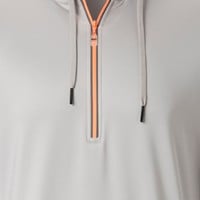 The Weather Co Men's Activewear Golf Hoodie, Grey/Orange