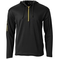 The Weather Co Men's Activewear Golf Hoodie, Charcoal/Yellow