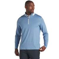 Puma Men's Lightweight Golf Pullover, Light Blue