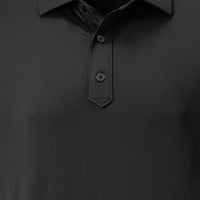 FootJoy Men's ProDry Performance Solid Lisle Golf Polo, Black