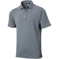 FootJoy Men's ProDry Performance Solid Lisle Golf Polo, Charcoal