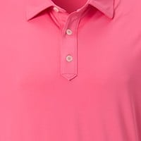FootJoy Men's ProDry Performance Solid Lisle Golf Polo, Pink