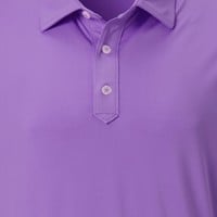FootJoy Men's ProDry Performance Solid Lisle Golf Polo, Purple