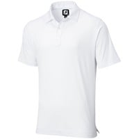 FootJoy Men's ProDry Performance Solid Lisle Golf Polo, White