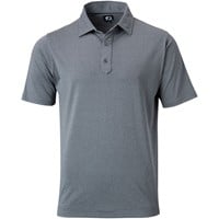 FootJoy Men's ProDry Performance Solid Lisle Golf Polo, Charcoal