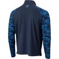 FootJoy Men's Camo Colorblock Midlayer Golf Pullover, Navy