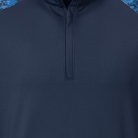 FootJoy Men's Camo Colorblock Midlayer Golf Pullover, Navy