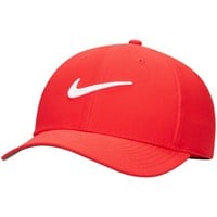NIKE Dri-Fit Performance Club Golf Hat, Red/White