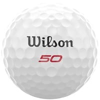 Wilson 2023 Fifty Elite Golf Balls, White