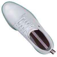 FootJoy Men's Premiere Series Field Golf Shoes, White/Light Blue