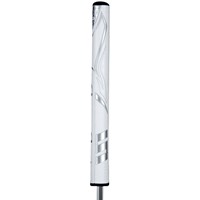 SuperStroke Zynergy Tour 1.0 Putter Grip, White/Silver
