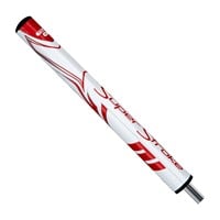 SuperStroke Zynergy Tour 1.0 Putter Grip, White/Red