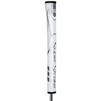 SuperStroke Zynergy Pistol GT Tour Putter Grip, White/Silver