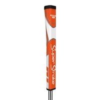 SuperStroke Zynergy Pistol GT 2.0 Putter Grip, Orange/White