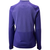FootJoy Women's Heather Block Midlayer 1/2 Zip Golf Pullover, Purple