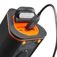 Bushnell Wingman View Golf GPS Speaker, Black/Orange