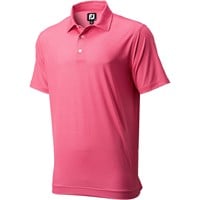 FootJoy Men's Dot Geo Print Golf Polo, Pink/White