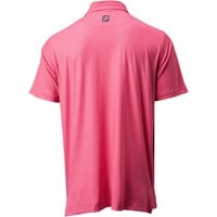 FootJoy Men's Dot Geo Print Golf Polo, Pink/White